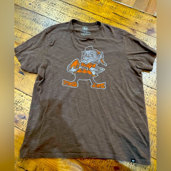 NFL Other - Vintage Style Cleveland Browns “slub” tee by 47 Brand